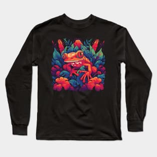 Goth Poison Jungle Frog Long Sleeve T-Shirt